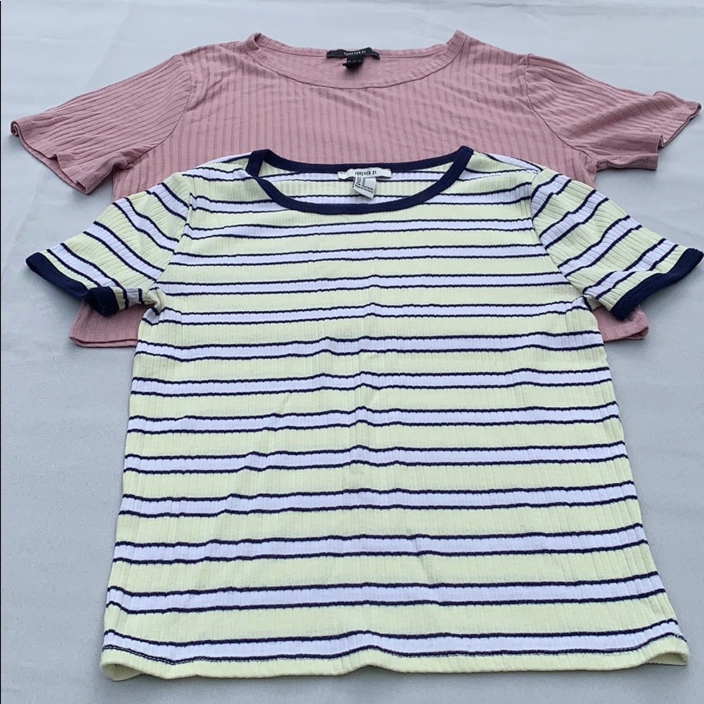Lot of 2 Forever 21 tee Shirts